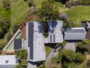 Top View of Solar Panels — Coughran Electrical Electrician services in Northern Rivers Byron, NSW