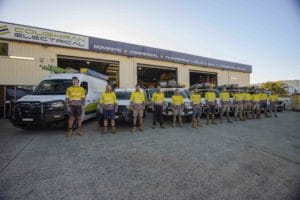 Lined Up Electricians — Coughran Electrical Electrician services in Northern Rivers Byron, NSW