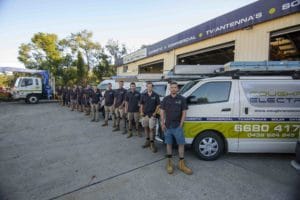 Line Up of Electricians — Coughran Electrical Electrician services in Northern Rivers Byron, NSW